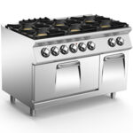MARENO 6-BURNER GAS COOKER WITH ELECTRIC OVEN NC7FE12G36