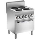 MARENO 4-PLATE COOKER WITH CONVENTIONAL ELECTRIC OVEN C6FES7E