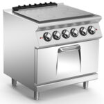 MARENO ELECTRIC STEEL SOLID TOP HOTPLATE WITH 4 INDEPENDENT ZONES AND ELECTRIC OVEN NCT7FE8E
