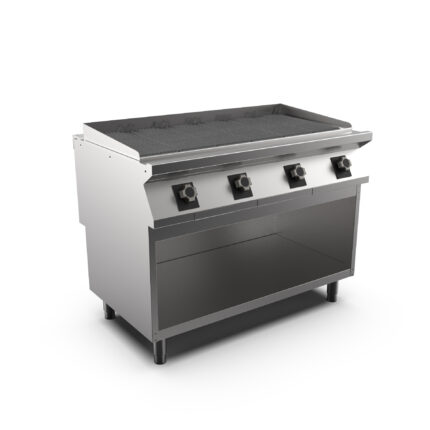 MARENO αερίου radiant chargrill υψηλής απόδοσης 1200 mm σε βάση