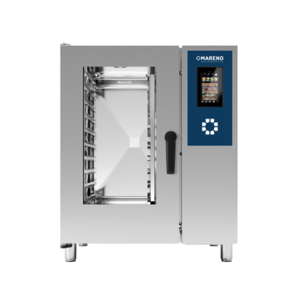 MARENO Φούρνος combi αερίου άμεσου ατμού 10 x GN 1/1 με οθόνη αφής και αυτόματο σύστημα μαγειρέματος