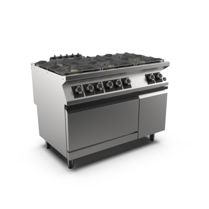 MARENO 6 εστίες αερίου με ηλεκτρικό φούρνο αερόθερμο