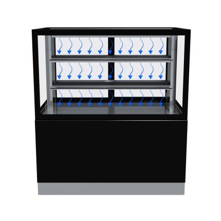 BAMBAS Βιτρίνα Ψυχόμενη Ζαχαροπλαστείου 108Χ70Χ120 LUX - Image 3